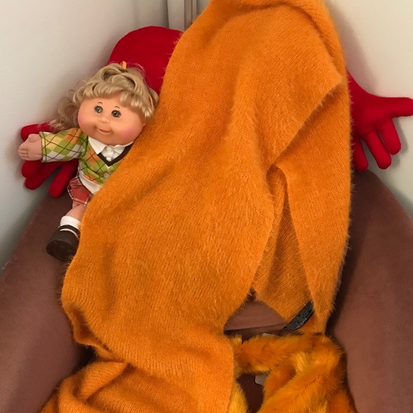 Zara Bright Yellow Scarf - Picture 6 of 8